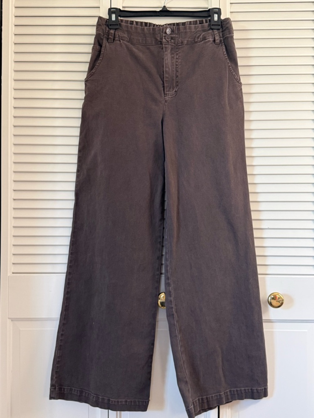 Young Fabulous & Broke Brown Denim Y2K Wide Leg Skater Jeans Size M